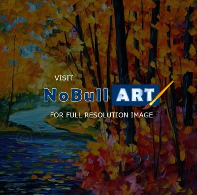 Landscapes - Sounds Of The Fall  Oil Painting On Canvas - Oil