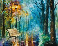 Night Of Inspiration  Oil Painting On Canvas - Oil Paintings - By Leonid Afremov, Fine Art Painting Artist