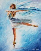 People And Figure - The Beautiful Sky Dance  Oil Painting On Canvas - Oil