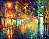 Scent Of Summer Rain  Oil Painting On Canvas - Oil Paintings - By Leonid Afremov, Fine Art Painting Artist