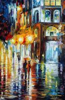 Classic Cityscapes - West Palm Beach - City Place  Oil Painting On Canvas - Oil