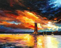 Before A Storm  Oil Painting On Canvas - Oil Paintings - By Leonid Afremov, Fine Art Painting Artist