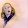 Marlene Dietrich - Watercolor Paintings - By Peter Zabb, Traditional Painting Artist
