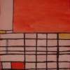 Piet Mondrian - Water Color Paintings - By Kaser Albeloochi, Abstraction Painting Artist