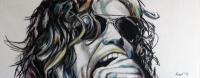 Steven Tyler - Charcoal Conte Drawings - By Reese Lynch, Realism Drawing Artist