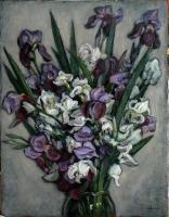 Flowers - Oil On Canvas Paintings - By Dionisii Donchev, Classic Painting Artist