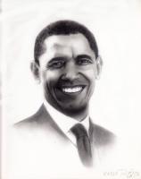 President Obama - Pencil Drawings - By Kevan Tollefson, Freehand Drawing Artist