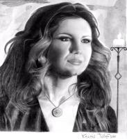 Faith Hill - Pencil Drawings - By Kevan Tollefson, Freehand Drawing Artist