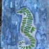 The Seahorse - Watercolour Paintings - By John Davis, Abstract Expressionism Painting Artist