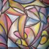 Vidori - Pastels Drawings - By Oscar Galvan, Abstract Drawing Artist