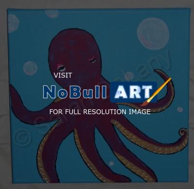 Painting - Octopus - Canvas Painting