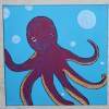 Octopus - Canvas Painting Paintings - By Sarah Delany, Decorative Painting Painting Artist