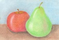 Fruit Anyone - Pastels Other - By Trish Ridgeway, Pastels And Fingers Other Artist