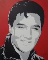 Elvis - Acrylic Paintings - By Desmond George, Paintings Painting Artist