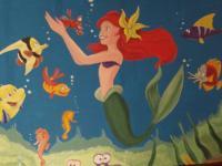 Ariel Mural - Acrylic Paint Paintings - By Kevin Gaffney, Mural Painting Artist