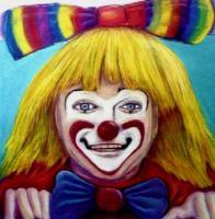 Clown - Pastels Paintings - By Kevin Gaffney, Realism Painting Artist