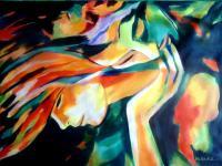 Colorful Energy - Immortal Love - Sold - Acrylic On Canvas