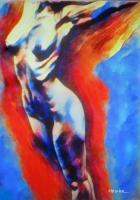 Free Soul - Acrylic On Canvas Paintings - By Helena Wierzbicki, Expressionism Painting Artist