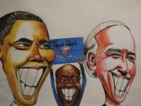 Obama Biden - Colored Pencil  Paper Drawings - By Alex Ndiritu, Caricature Drawing Artist