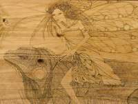 Faerie Magic - Woodburning Woodwork - By Angela Brown, Fantasy Woodwork Artist