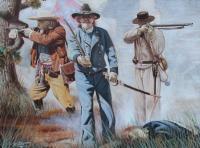 Confederates At Chickamauga - Oil Paintings - By Alton  W Williams, Realism Painting Artist