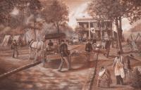 Civil War - Widow Gordons Mansion - Giclee Print