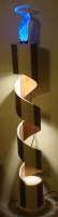 Ephesus Lampstand - Wood Woodwork - By Jim Brown, Bois Darc Woodwork Artist