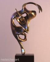 Excellence - Bronze Sculptures - By Petar Nedelchev, Abstract Art Sculpture Artist