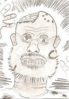 James Avery Zombified - Graphite Drawings - By Michelle Deault, Hand Drawn Drawing Artist