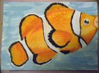 Clown Fish - Water Colour Paintings - By Michelle Deault, Water Colour Painting Artist