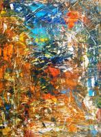 Untitled - Mixed Media Paintings - By Vincenzo Matarazzo, Abstract Informal Painting Artist