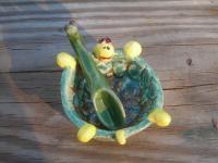 Tony Turtle And Syd Snake - Clay Pottery - By Linda Seagroves, Pinch Pot Pottery Artist