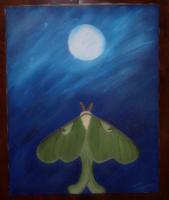 Luna - Oil And Canvas Paintings - By Linda Seagroves, Surreal Painting Artist