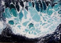 Seascape - Ecumes - Oil On Canvas