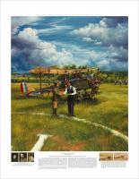 First Landing - Shepherds Field June 17 1923 - Oil On Canvas Paintings - By Randy Green, Realism Painting Artist