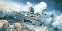 The Buzzard Boys - 31St Fighter Wing F-16Cs - Oil On Canvas Paintings - By Randy Green, Realism Painting Artist