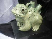 Toad Vessel - Ceramic Ceramics - By Gustavo Bodan, Figurative Ceramic Artist