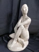 Mujer 3 - Ceramic Sculptures - By Gustavo Bodan, Figurative Sculpture Artist