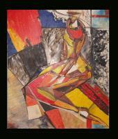 The Girl Under The Sun - - Paintings - By Basovich Lilya, Abstract Painting Artist