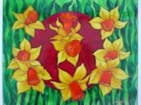 Spring Flowers - Special Colors For Painting On Paintings - By Antohi Veronica, Nature Painting Artist