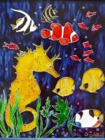 Aquatics - Special Colors For Painting On Paintings - By Antohi Veronica, Nature Painting Artist