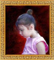 Mia - Acrylic On Canvas Paintings - By Sue Lamarr Kramer, Impressionistic Painting Artist