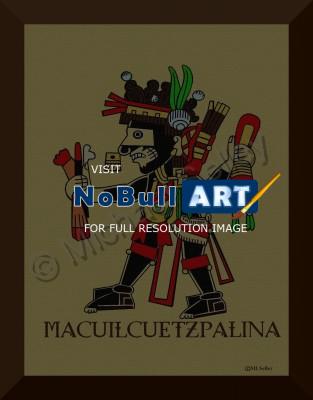 Pre-Colombian Prints - Macuilcuetzpalin - Digital Print
