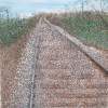 On The Right Track - Acrylic Paintings - By Vince Gray, Pointillism Painting Artist