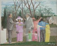 Blessed Union Of Souls - Acrylic Paintings - By Vince Gray, Pointillism Painting Artist
