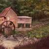 Laudermilk Mill - Acrylics Paintings - By Erika Kohutovic, Realism Painting Artist