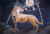 Wolf Mouth - Acrylic Paintings - By Lazaro Hurtado, Surrealism Painting Artist