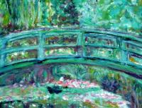 Garden At Giverny Col 2 - Digital Digital - By Adele Smith, Impressionist Digital Artist