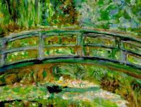 Monets Bridge Col 2 - Digital Digital - By Adele Smith, Impressionist Digital Artist