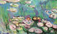 Garden At Giverny - Waterlillies 2 - Acrylic Photographed